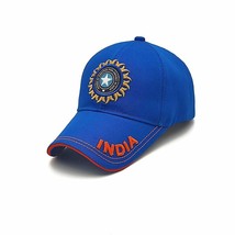 Blue Indian Cricket Team caps Cotton Adjustable for Men and Women Us - £21.82 GBP