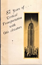 OTIS ELEVATORS Architectural Art Deco 1939 N. Y. Worlds Fair VINTAGE boo... - $4.95