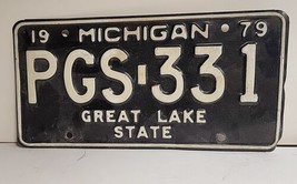 1979 Original Michigan State Auto License Plate PGS-331 Vintage Ford Chevy Dodge - $25.29