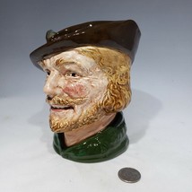 Royal Doulton Robin Hood Toby Jug Feather Handle Style One 6.25&quot; Tall 19... - $42.95