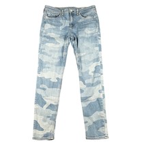 Rag &amp; Bone Womens 28 Cate Mid Rise Ankle Skinny Blue Camo Cropped Jeans - £37.54 GBP