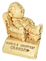 PAULA Figurine 1970 World&#39;s Greatest Grandpa W 178 Made In USA Vintage - £6.20 GBP
