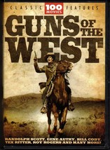 Guns of the West 100 Classic Movies DVD Gene Autry Bill Cody Tex Ritter &amp; More - £22.67 GBP