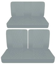 Front 50/50 top and Rear bench seat covers fits 1959 Chevy Bel Air 2 door sedan - $130.54