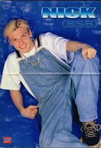 Nick Carter Sabrina Setlur  Backstreet Boys 16" x 11" Teen Magazine Pinu... - $6.94