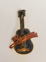 BRANSON Missouri Guitar Shaped Collectible Souvenir Lapel Hat Pin Pinchback - £13.07 GBP
