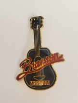 BRANSON Missouri Guitar Shaped Collectible Souvenir Lapel Hat Pin Pinchback - £12.49 GBP