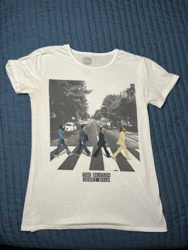 Primary image for The Beatles 2015 Apple Corps Ltd T-Shirt Abbey Road Women's Large White