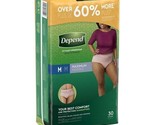 Depend Women&#39;s Fit-Flex Incontinence Underwear - Medium 30 Count - $27.12