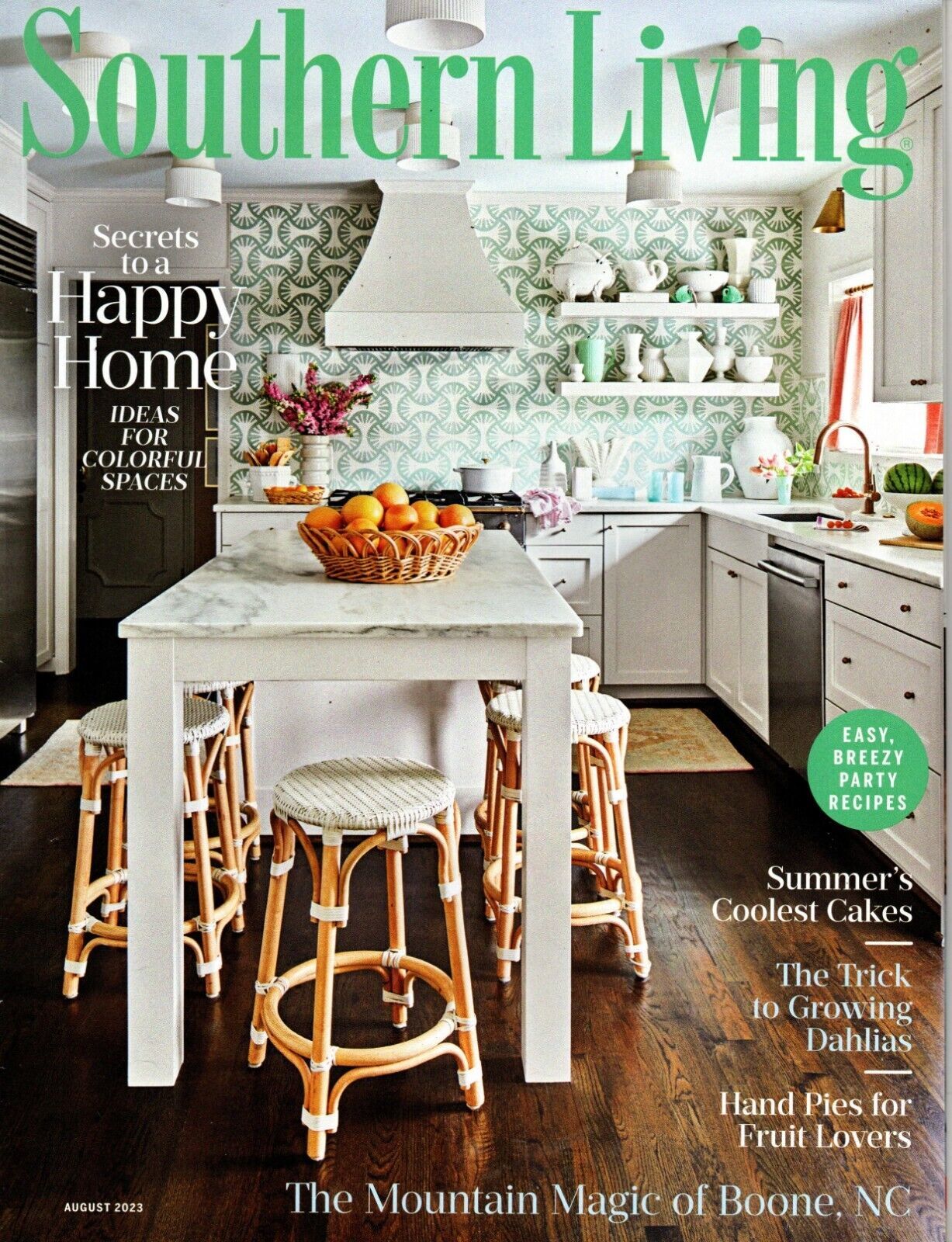 Primary image for Southern Living Magazine August 2023 Secrets to a Happy Home