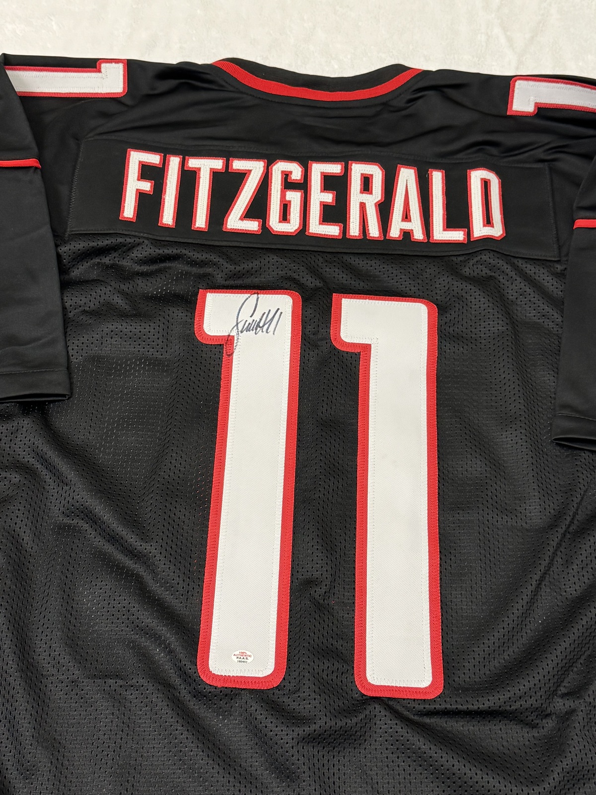 Larry Fitzgerald Signed Arizona Cardinals Football Jersey COA - $199.00