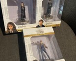 Wizarding World Figurine Collection- Ron Weasley+ Hermione, Harry Potter... - £38.92 GBP