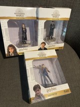 Wizarding World Figurine Collection- Ron Weasley+ Hermione, Harry Potter... - £38.92 GBP