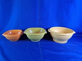 Vintage Tupperware Harvest Nesting Bowls 880,858,838 NO LIDS - £14.97 GBP