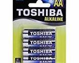 TOSHIBA AA Alkaline Batteries 1.5 volts 48 Cards BP/4 (192 Batteries) - £61.58 GBP