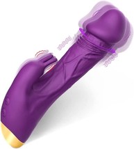 Rabbit Vibrator Dildo | Rose Adult Sensory Sex Toys for Women, 2 in 1 G-Spot - £19.32 GBP