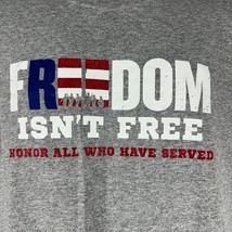 GIldan DryBlend Men&#39;s Freedom Isn&#39;t Free Short Sleeved Crew Neck T-Shirt... - £11.06 GBP