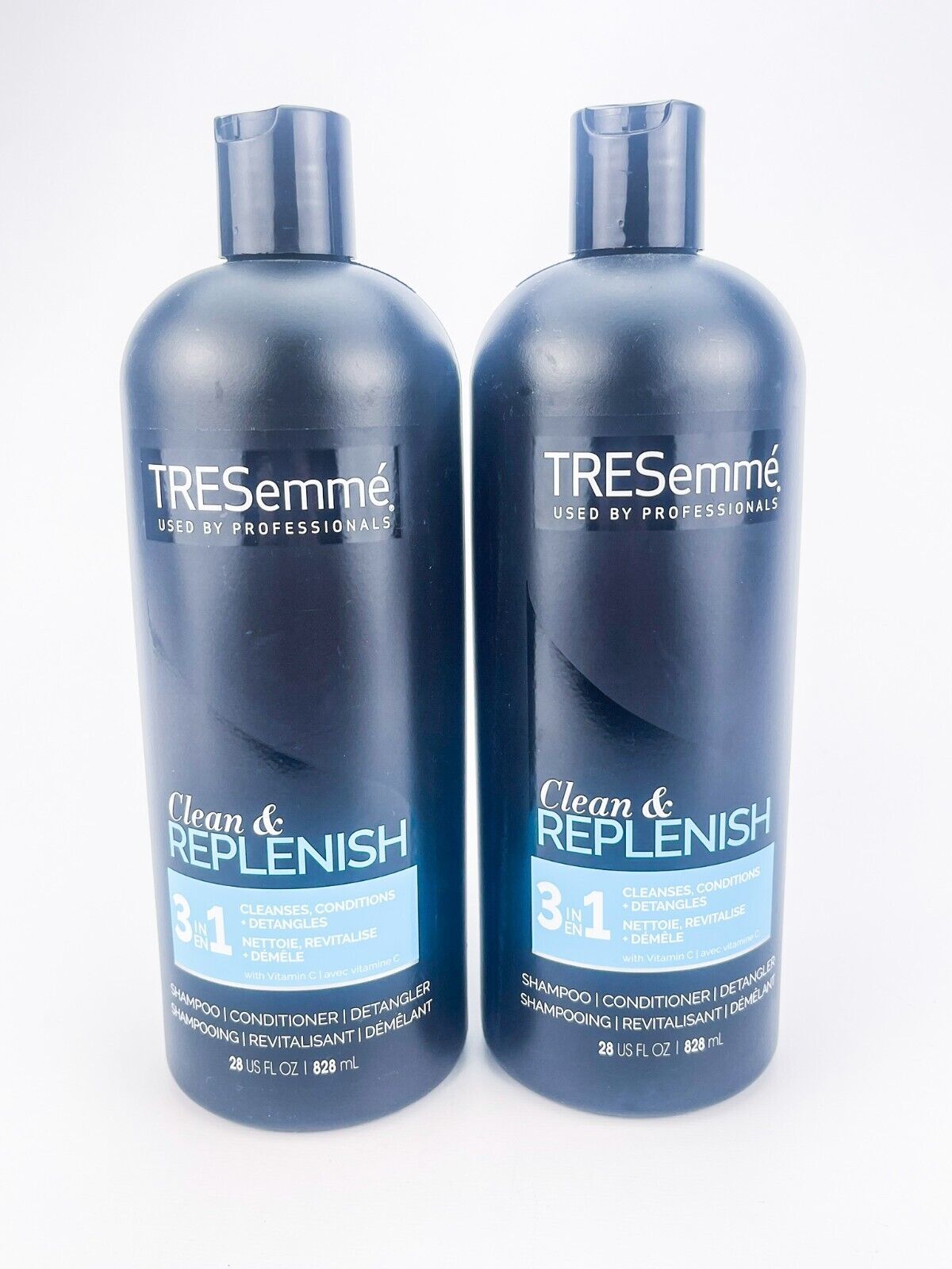 TRESemme Professional 3 In 1 Shampoo Conditioner Clean Replenish 28oz Lot of 2 - £32.86 GBP