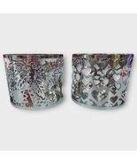 NEW Slatkin & Co Lot of 2 Designed Candle Holders in Silver - $19.00