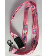 NEW Hello Kitty Lanyard Neck Strap Keychain ID Holder - £5.54 GBP