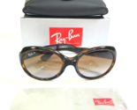 Ray-Ban Sunglasses RB4191 710/T5 Polished Havana Tortoise Round 57-19-135 - £74.56 GBP