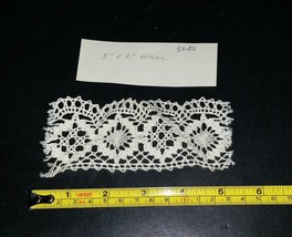Vintage Hand Crocheted Trim 5x2 inches - £6.28 GBP