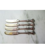 Vintage Towle Sterling Old Colonial Flat Butter Spreaders Set of 4 No Mo... - £116.97 GBP