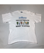 Vintage Wrigleys Eclipse Polar Ice Gum Bad Breath Most Wanted T-Shirt La... - €29,52 EUR