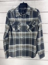 Prana Shirt Men&#39;s Citadel Medium Long Sleeve Button Up Hiking Outdoor Nylon - $16.83