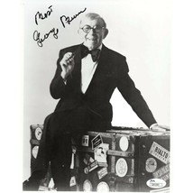George Burns Signed 8x10 Photo JSA COA On Voyage Trunk Autograph - £60.41 GBP