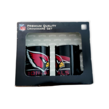 Arizona Cardinals NFL 11 Oz Premium Quality Coffee Mug Set 2 Pack Black / Red - £23.44 GBP