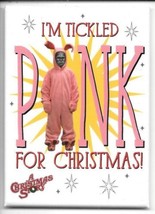 A Christmas Story Movie I&#39;m Tickled Pink For Christmas Photo Refrigerator Magnet - £3.15 GBP