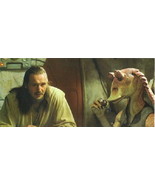 Star Wars Ep I The Phantom Menace Qui-Gon/Jar Jar 4 x 9 Panorama Postcar... - $3.99