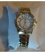 Yonger and Bresson Round Gold IP Steel Crystal watch NEW - $485.23 CAD
