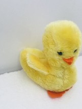 Yellow Duck Chick Plush 6&quot; Stuffed Animal Toy Orange Beak And Feet - £5.23 GBP