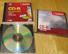 4 Pack Assorted 80min/700MB CD-R with Jewel Cases - $3.46