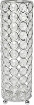 The Hg1011-Chr Elipse Crystal Decorative Flower Vase, Candle Holder, Wed... - $596.32 MXN