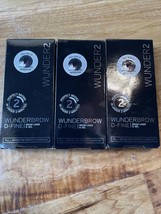 3 Pk Wunderbrow D-Fine Brow Liner &amp; Gel Permafix Tech BRUNETTE And Black... - $22.28