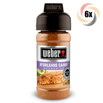 6x Shakers Weber N&#39;Orleans Cajun Flavor Seasoning | 2.75oz | Gluten &amp; MSG Free - $27.83