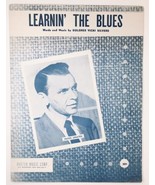 Frank Sinatra Learnin The Blues Piano Guitar Sheet Music 1955 Barton Music  - $10.00