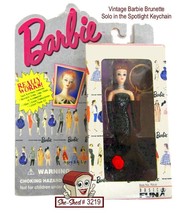 Vintage Barbie Brunette Solo in the Spotlight Keychain Basic Fun for Mat... - £11.90 GBP