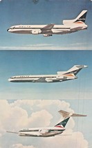 Delta Airlines Modern Fleet~Lockheed TRIS-WIDE Ride BOEING-DOUGLAS DC-9 Postcard - £3.67 GBP