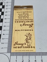 Vintage Rare Matchbook Cover  Sonny’s Fat Boys Bar•B•Q  Gainesville, FL  gmg - £9.73 GBP