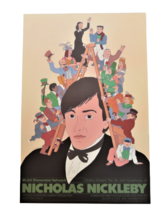 Vtg 1987 Seymour Chwast Nicholas Nickelby Masterpiece Theatre Mobil Oil ... - $99.99