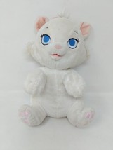 Disney Babies Disney Parks 10&quot; Plush Marie Aristocats White Kitty Cat No Blanket - $11.39