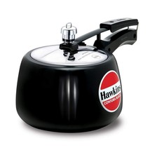 Hawkins Contura Hard Anodised Aluminium Pressure Cooker, 3 Litres, Black - £60.11 GBP