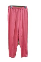 Alfred Dunner Woman Straight Leg FANCY Dress Pants Belt Loops Size 16  Coral USA - £14.01 GBP