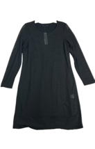 Nally &amp; Millie Black Textured A-Line Dress Women’s Small Long Sleeve Mad... - $23.93