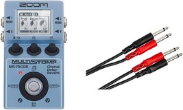 Dual 1/4&quot; Ts To Dual 1/4&quot; Ts Stereo Interconnect Cable, Hosa Cpp-202, And Zoom - £168.01 GBP