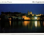 The City of Popes at Night Avignon Postcard PC567 - $12.99